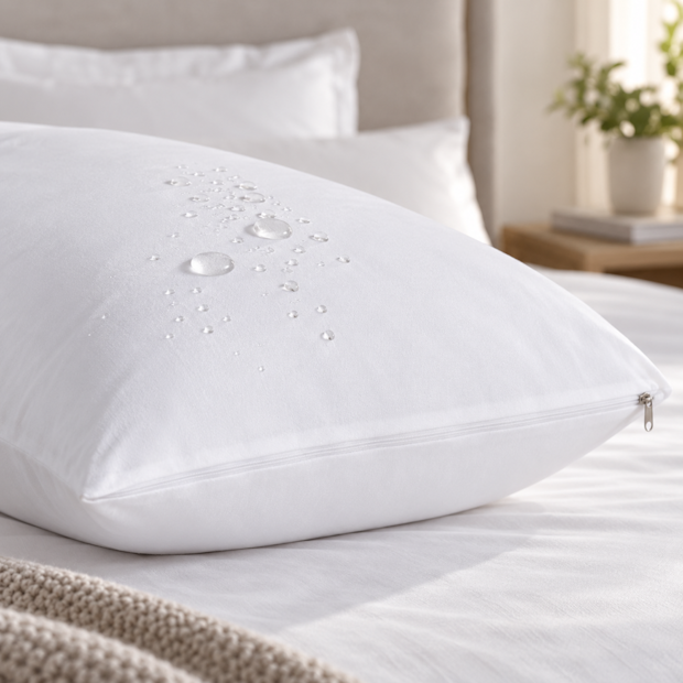 Protetor de Travesseiro King Size Altenburg Malha Slim Impermeável Branco 50cm x 90cm (1 Peça)