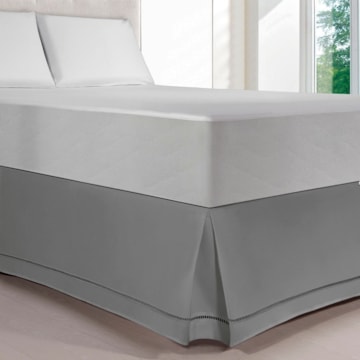 Saia para Cama King Size Kacyumara Ponto Palito