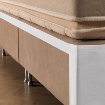 Saia para Cama King Size Karsten Mila 100% Algodão 180 Fios