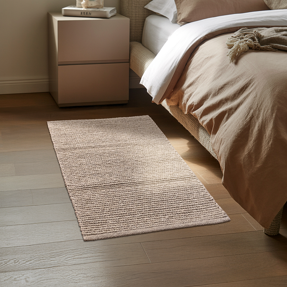 Tapete Daca Lã Natural 60cm x 90cm