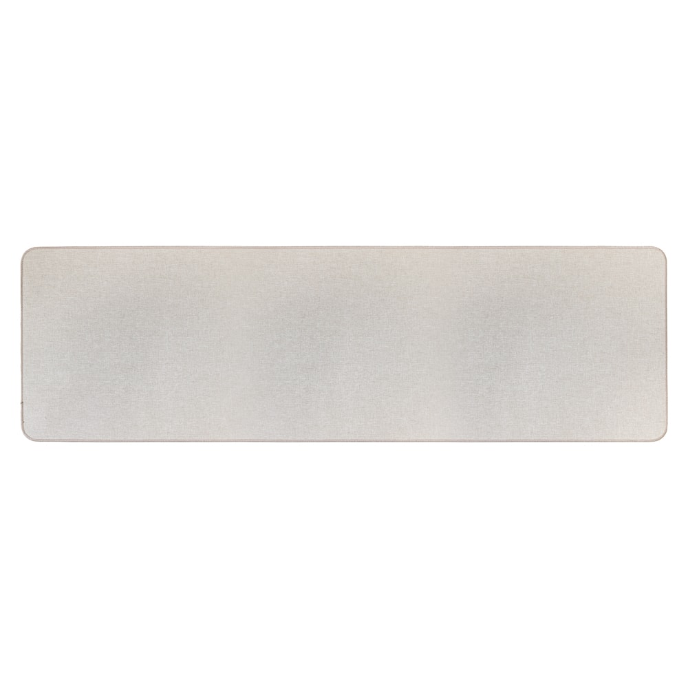 Tapete de Cozinha / Passadeira Estilo Linho Antiderrapante 45cm x 1,60m
