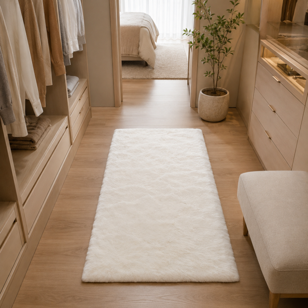 Tapete de Pelo Albany II Toque Macio Antiderrapante 60cm x 1,20m