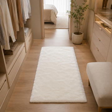 Tapete de Pelo Albany II Toque Macio Antiderrapante 60cm x 1,20m