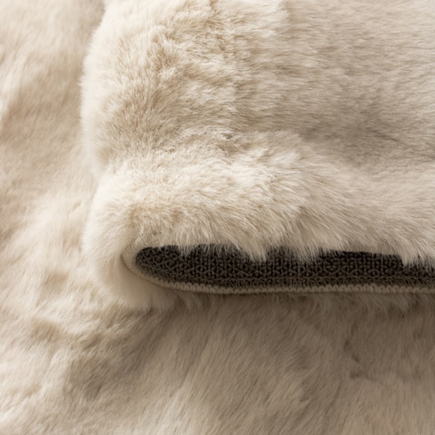 Tapete de Pelo Bubble Toque Macio Textura em Relevo Antiderrapante 60cm x 1,80m
