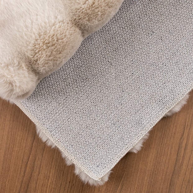 Tapete de Pelo Bubble Toque Macio Textura em Relevo Antiderrapante 60cm x 1,80m