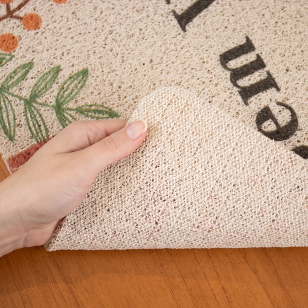 Tapete de Porta / Capacho de Vinil Antiderrapante Estampado 38cm x 58cm