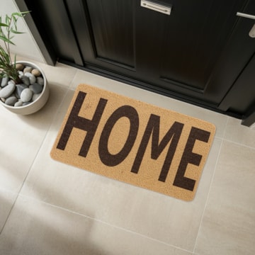 Tapete de Porta / Capacho de Vinil Estampado 40cm x 60cm