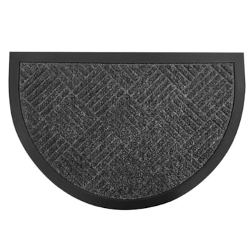 Tapete de Porta / Capacho Lima Meia Lua Antiderrapante 40cm x 60cm
