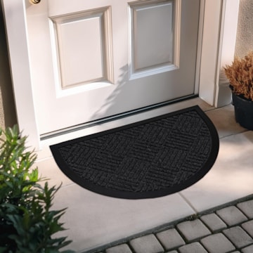 Tapete de Porta / Capacho Lima Meia Lua Antiderrapante 40cm x 60cm