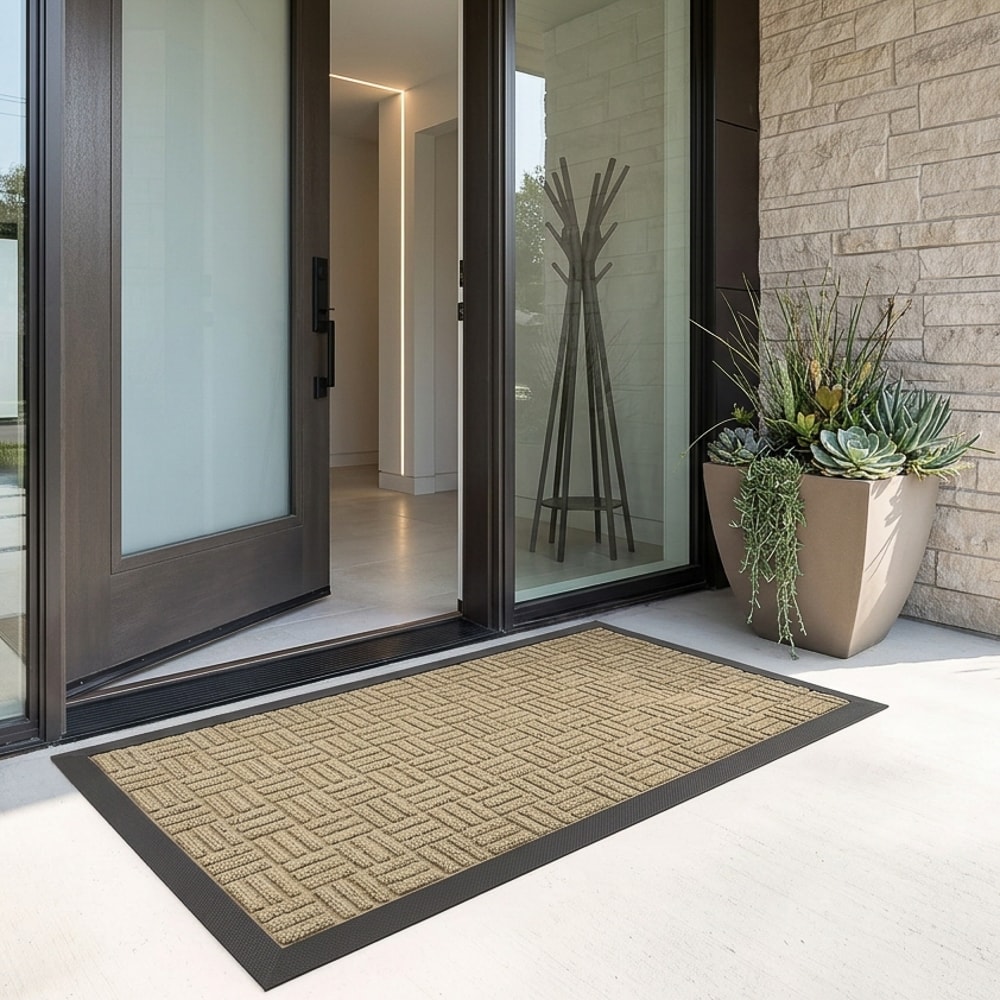 Tapete de Porta / Capacho Lima Trama Antiderrapante 60cm x 1,20m
