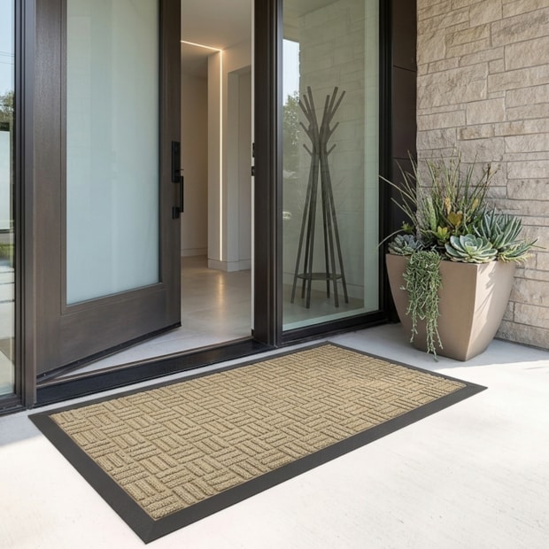 Tapete de Porta / Capacho Lima Trama Antiderrapante 60cm x 1,20m