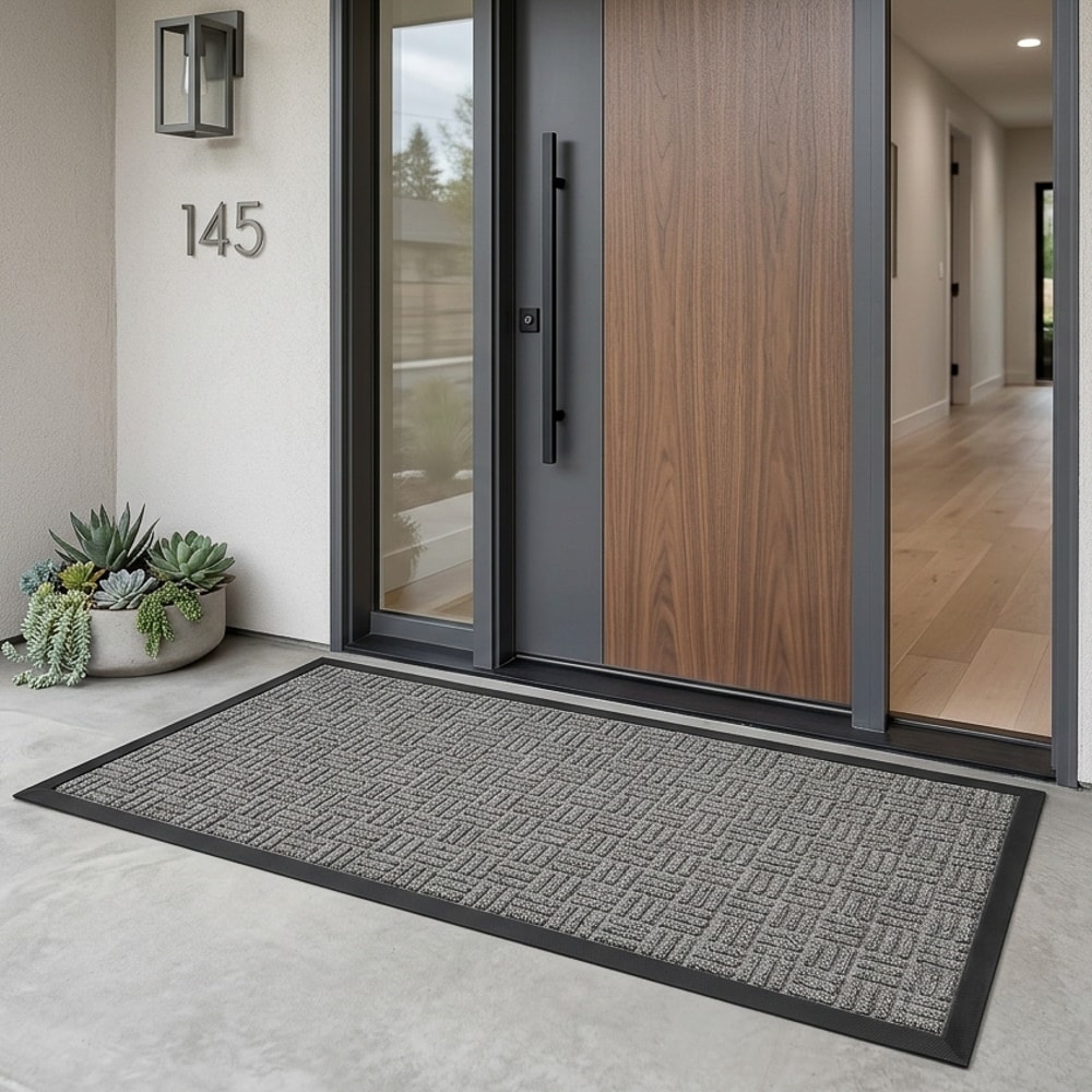 Tapete de Porta / Capacho Lima Trama Antiderrapante 60cm x 1,20m