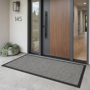 Tapete de Porta / Capacho Lima Trama Antiderrapante 60cm x 1,20m