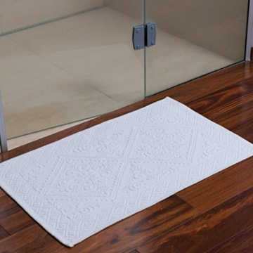 Tapete Delhi I Antiderrapante 100% Algodão 50cm x 80cm