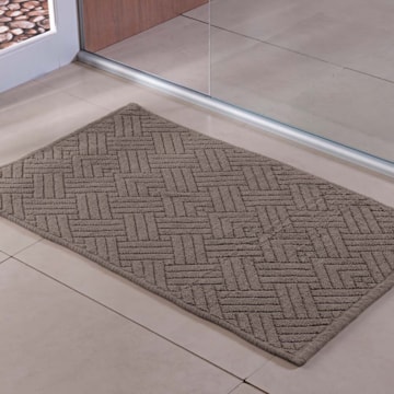 Tapete Delhi Lines Antiderrapante 100% Algodão 50cm x 80cm