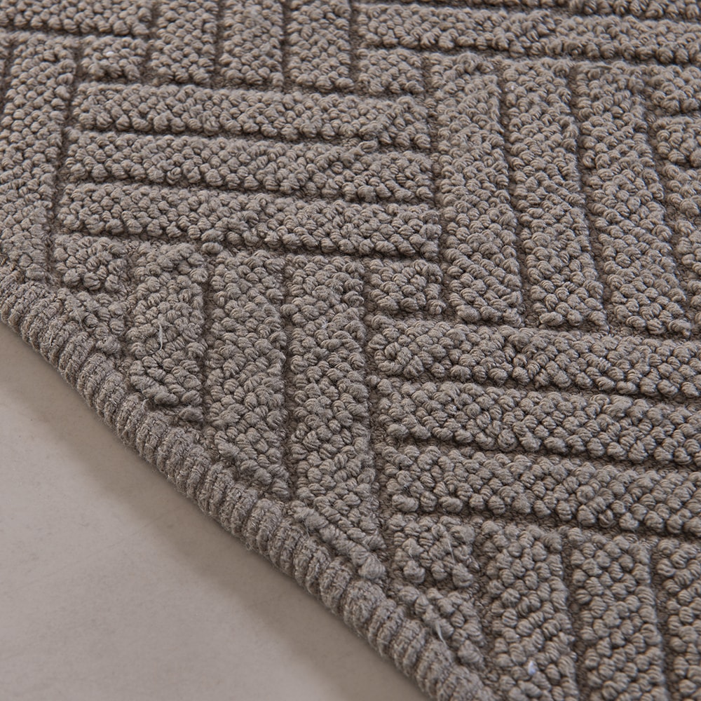 Tapete Delhi Lines Antiderrapante 100% Algodão 50cm x 80cm