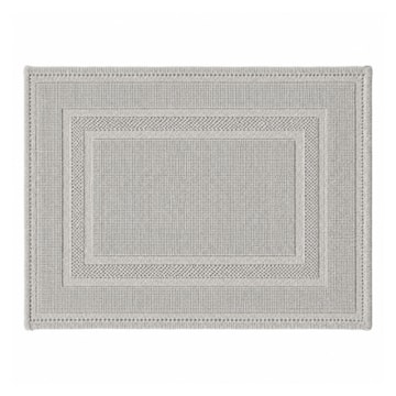 Tapete Delhi Moldura Antiderrapante 100% Algodão 50cm x 80cm
