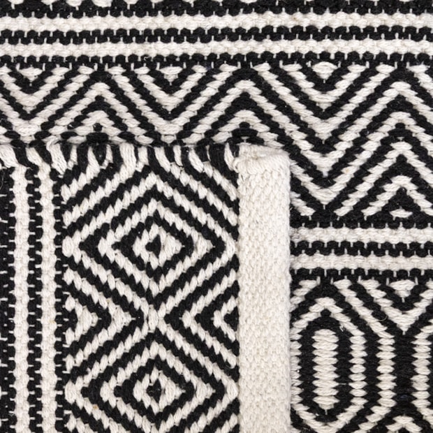 Tapete Indiano Kilim Anand 100% Algodão 60cm x 90cm