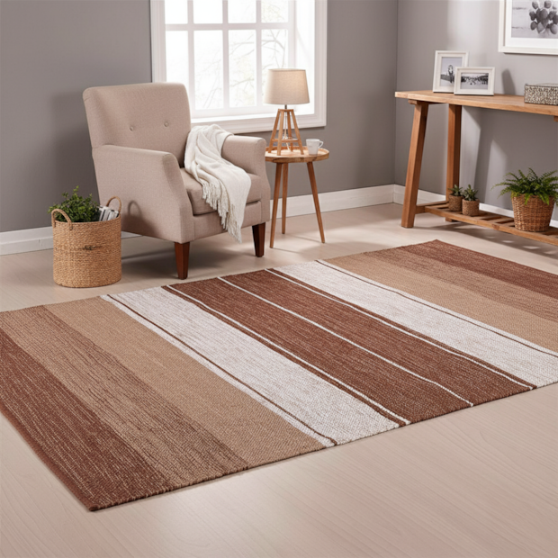 Tapete Indiano Kilim Basar 100% Algodão 1,00m x 1,40m