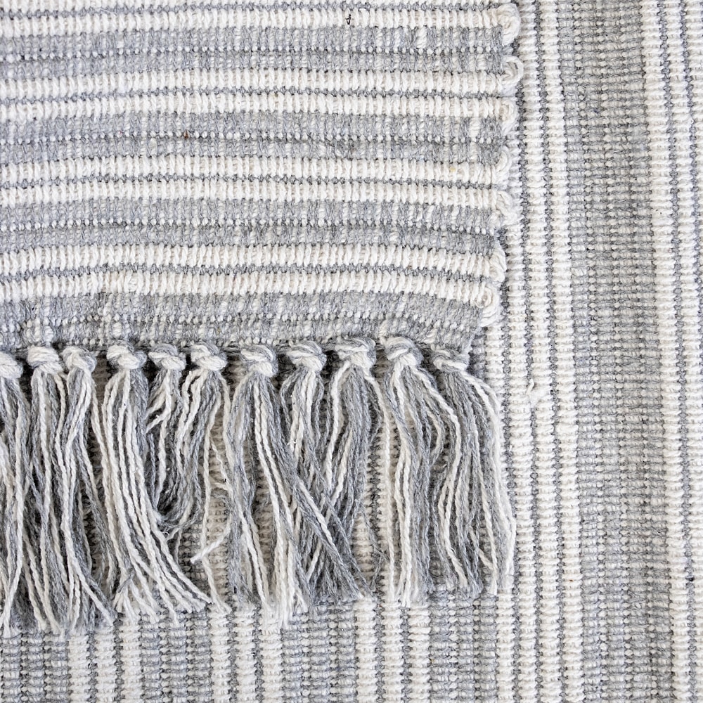 Tapete Indiano Kilim Listras 100% Algodão 1,00m x 1,40m