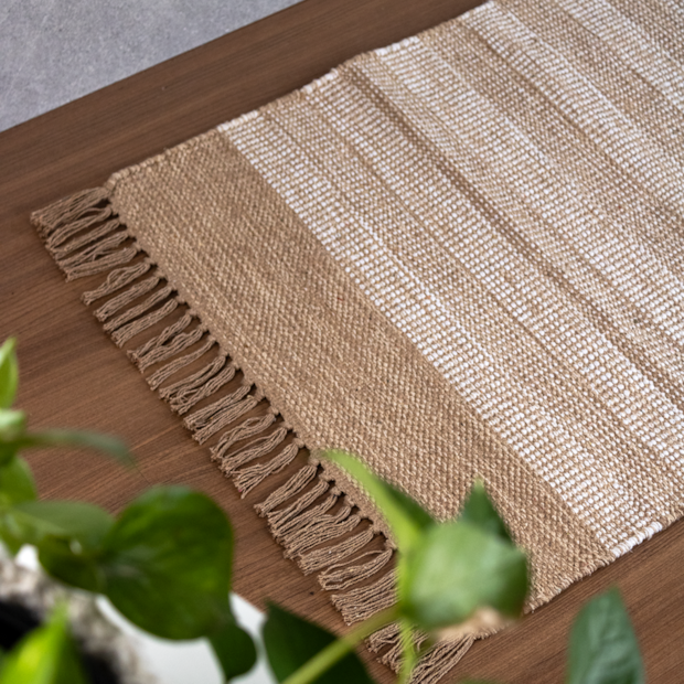 Tapete Indiano Kilim Mallani 100% Algodão Dupla Face 1,00m x 1,50m