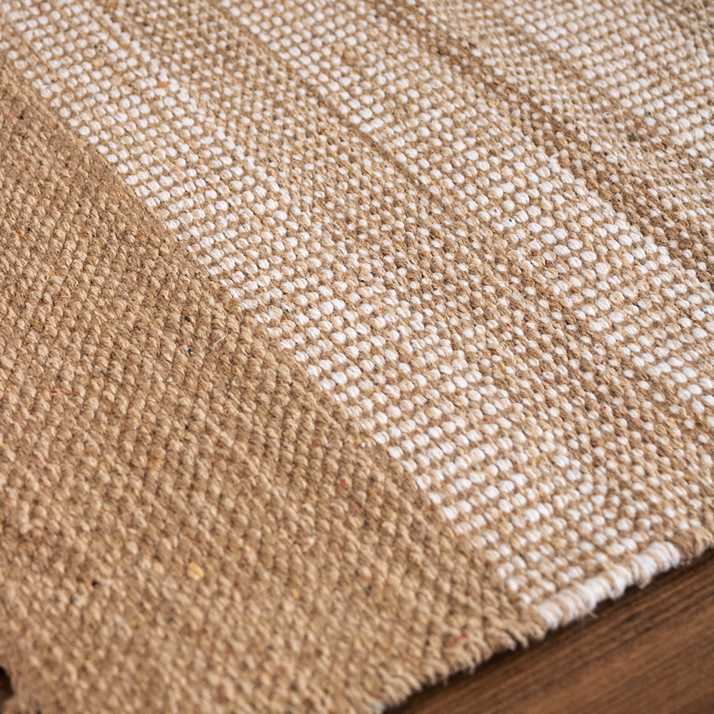 Tapete Indiano Kilim Mallani 100% Algodão Dupla Face 1,00m x 1,50m