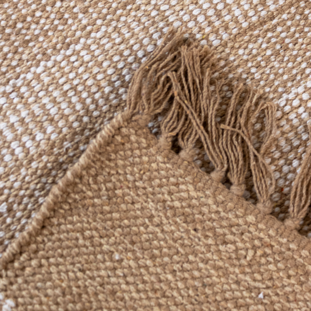 Tapete Indiano Kilim Mallani 100% Algodão Dupla Face 1,00m x 1,50m