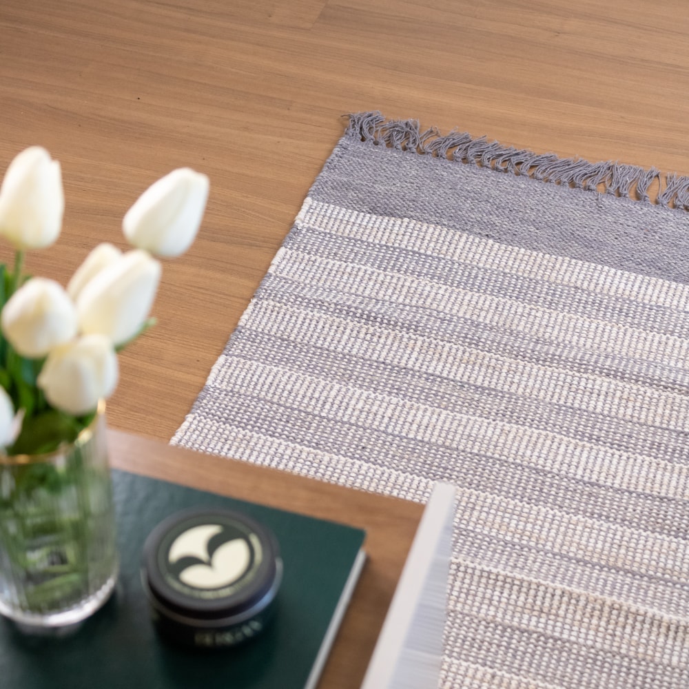 Tapete Indiano Kilim Mallani 100% Algodão Dupla Face 1,00m x 1,50m