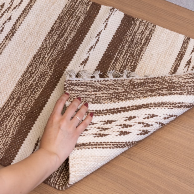 Tapete Indiano Kilim Raipur 100% Algodão 50cm x 70cm