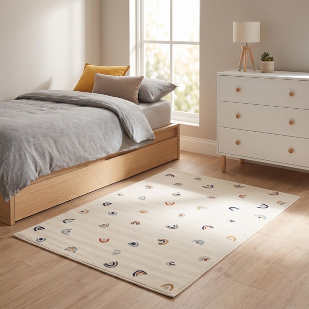 Tapete Infantil Egípcio Bambini Arco Íris 1,00m x 1,50m