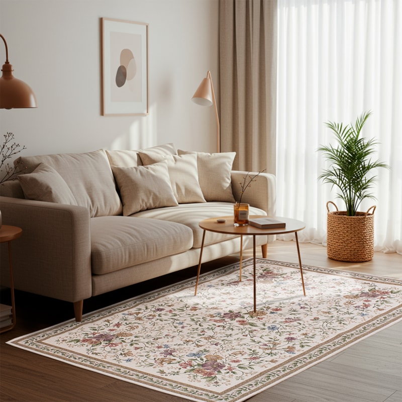 Tapete Jasmin Antiderrapante 1,00m x 1,50m