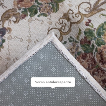 Tapete Jasmin Antiderrapante 1,00m x 1,50m
