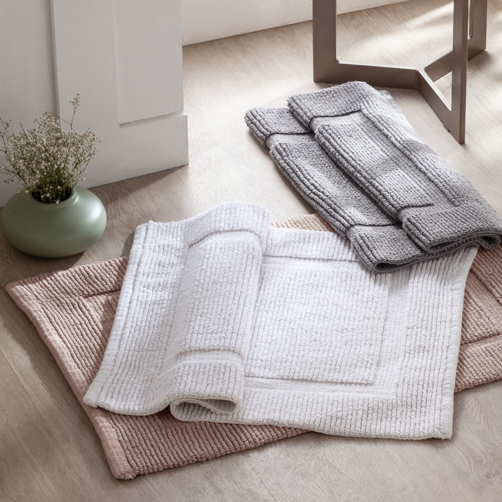 Tapete Kacyumara Andros 100% Algodão Antiderrapante 60cm x 1,20m