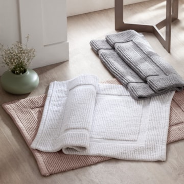 Tapete Kacyumara Andros 100% Algodão Antiderrapante 60cm x 1,20m