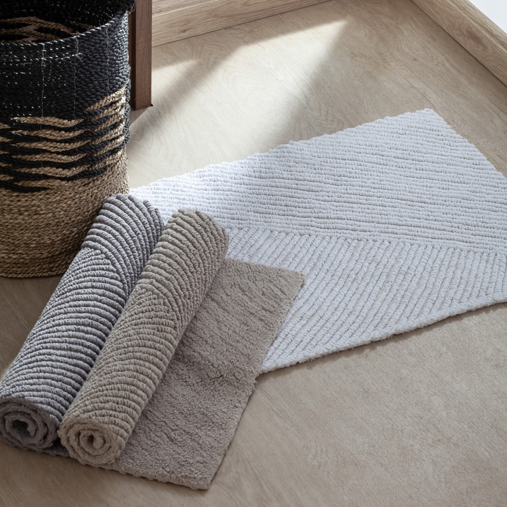 Tapete Kacyumara Breton Dupla Face 100% Algodão 50cm x 70cm