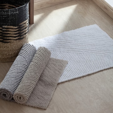 Tapete Kacyumara Breton Dupla Face 100% Algodão 50cm x 70cm