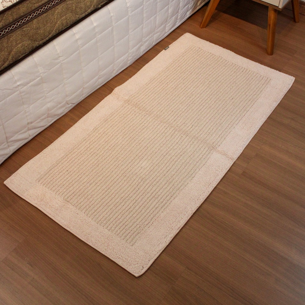 Tapete Kacyumara Capri Dupla Face 100% Algodão 60cm x 1,20m