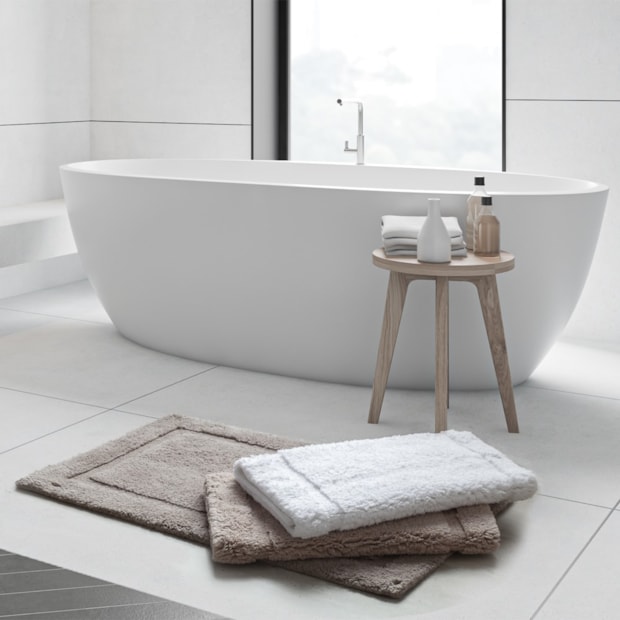 Tapete Kacyumara Sintra 100% Algodão Antiderrapante 60cm x 1,60m