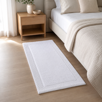 Tapete Kacyumara Suez 100% Algodão Antiderrapante 60cm x 1,20m