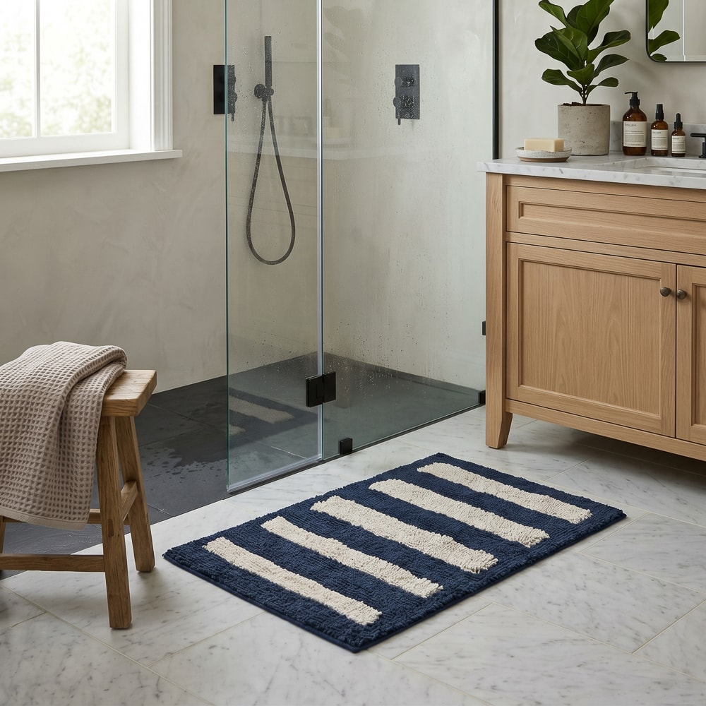 Tapete Murano 100% Algodão Antiderrapante 50cm x 70cm - Gramatura: 1800g/m²