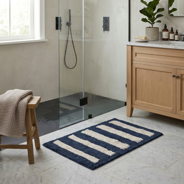 Tapete Murano 100% Algodão Antiderrapante 50cm x 70cm - Gramatura: 1800g/m²