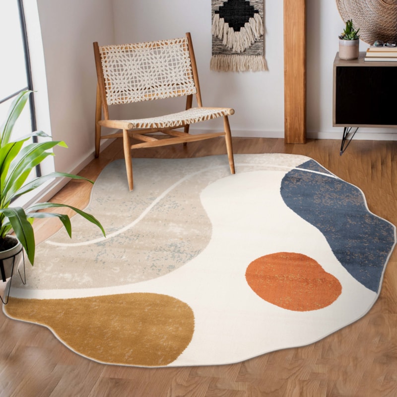 Tapete Egípcio para Sala Batur Orgânico Aura 1,40m x 2,00m