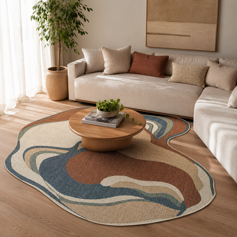 Tapete Orgânico para Sala Egípcio Bellagio Bari Sisal Sintético 1,40m x 2,00m