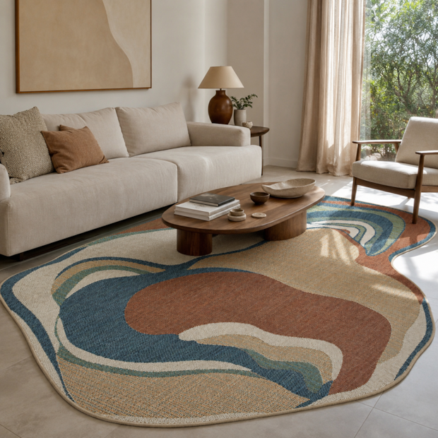Tapete Orgânico para Sala Egípcio Bellagio Bari Sisal Sintético 2,40m x 3,00m