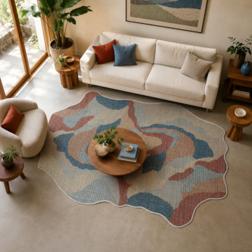 Tapete Orgânico para Sala Egípcio Bellagio Melfi Sisal Sintético 1,40m x 2,00m