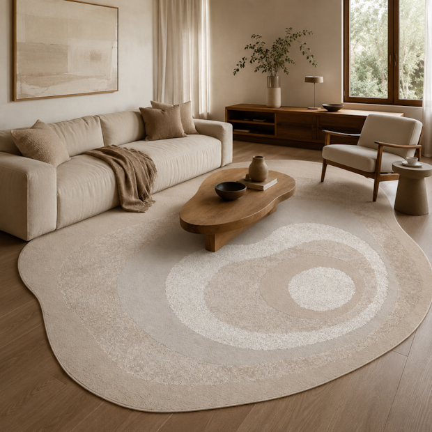 Tapete Orgânico para Sala Egípcio Belvedere Arlo 2,50m x 3,50m