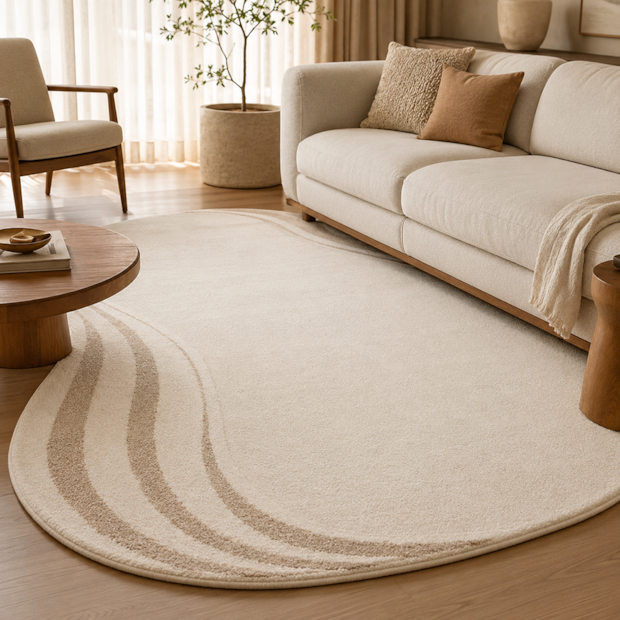 Tapete Orgânico para Sala Egípcio Belvedere Lis 2,40m x 3,00m