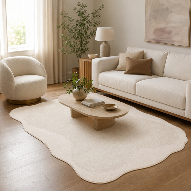 Tapete Orgânico para Sala Egípcio Belvedere Olin 1,40m x 2,00m