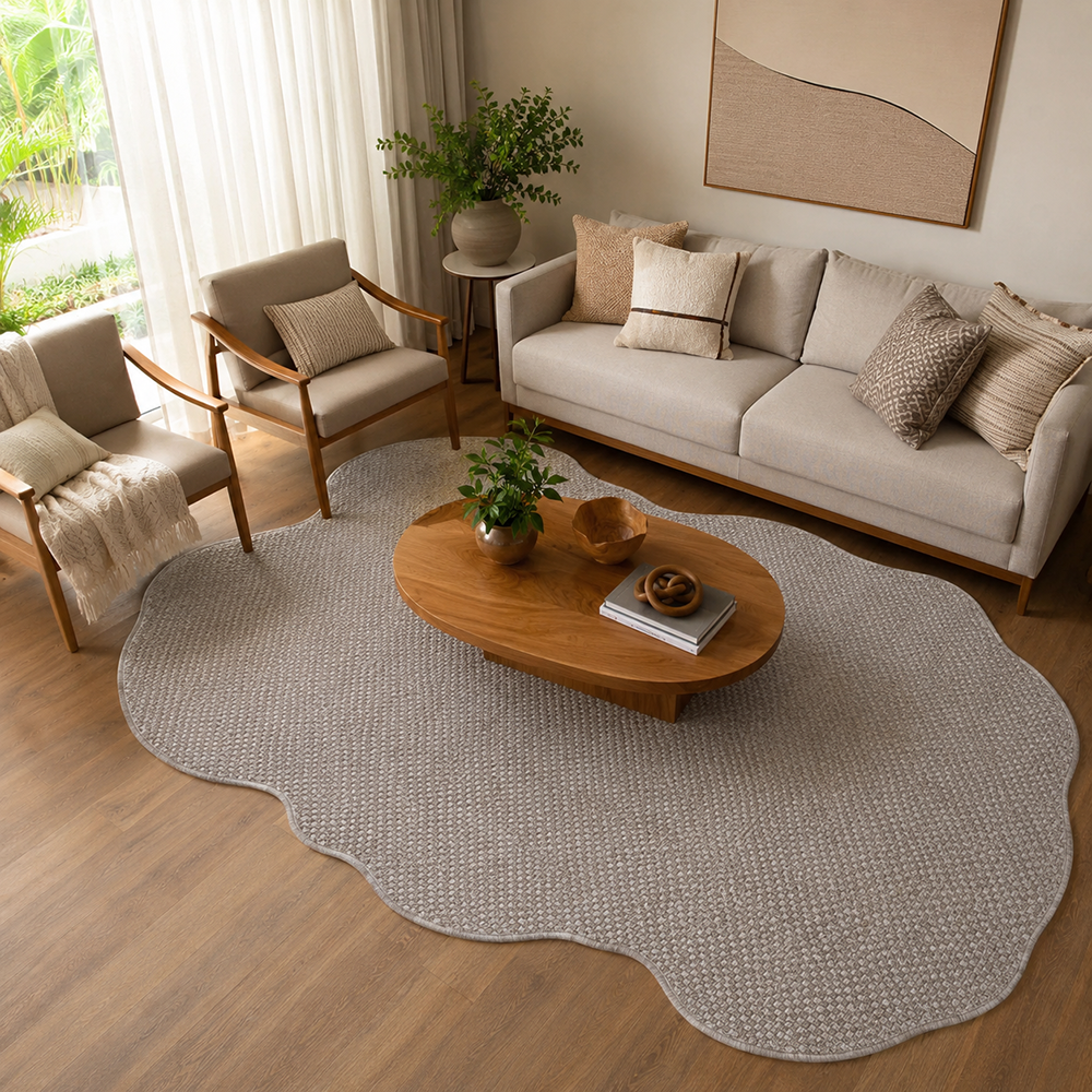 Tapete Orgânico para Sala Egípcio Loreto Sisal Sintético 2,00m x 2,50m