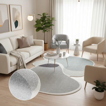 Tapete Orgânico para Sala Egípcio Portari Elba 1,40m x 2,00m